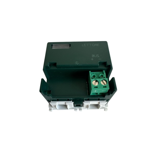 Lecteur de clés à transpondeur Vimar 14470, série Plana blanche